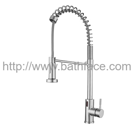 Wave Sensor Single Handle Touchless Kitchen Faucet